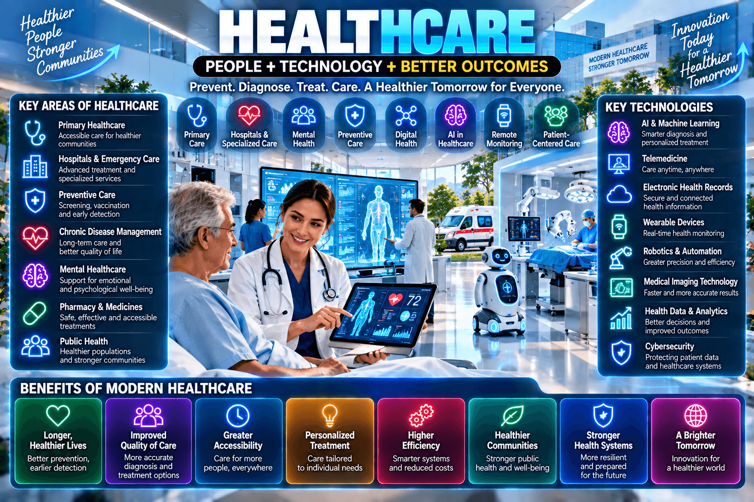 Healthcare: A Complete Guide to Modern Health Systems, Technology, and the Future of Care