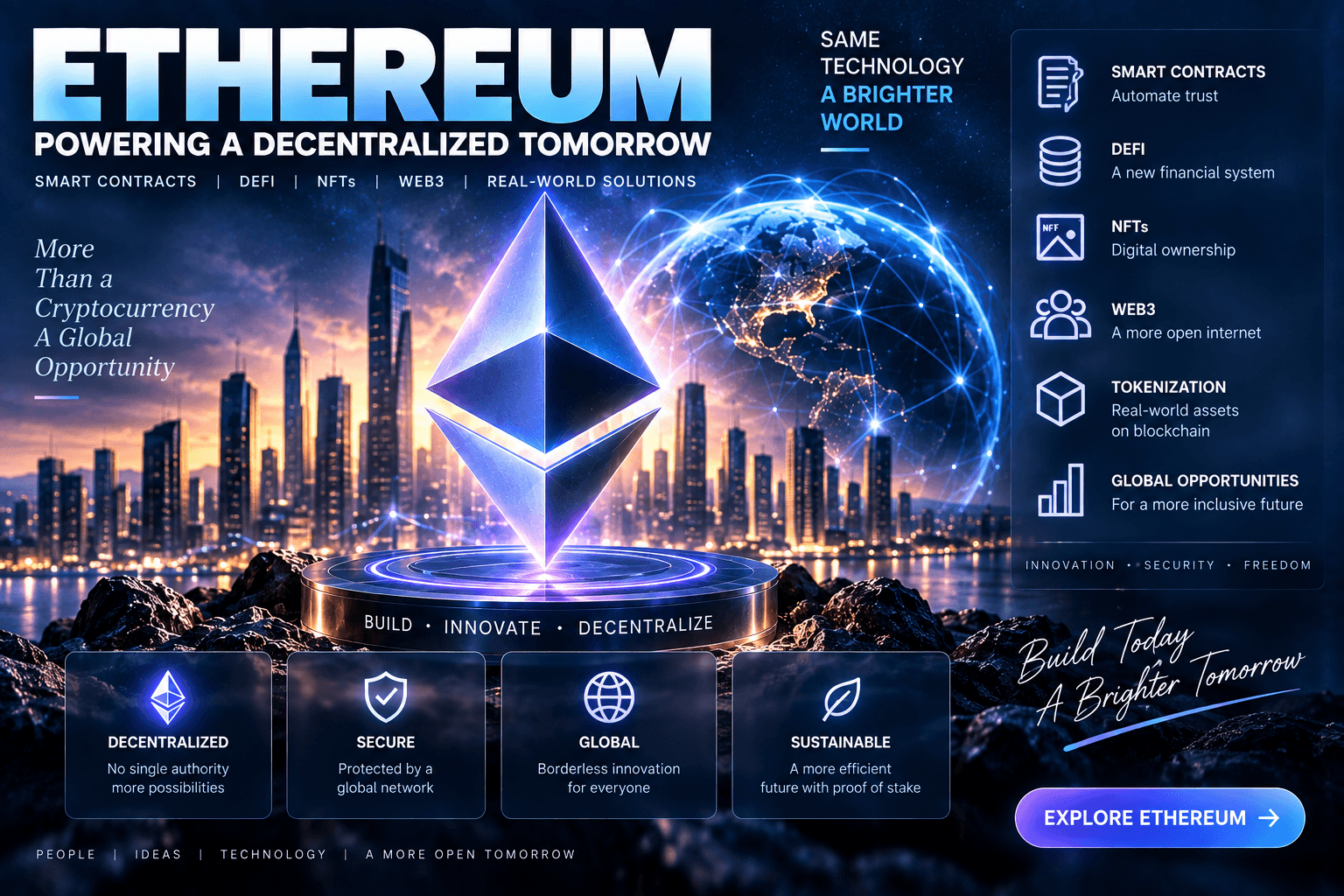 Ethereum (ETH): How It Works, Smart Contracts, DeFi and the Future of Blockchain