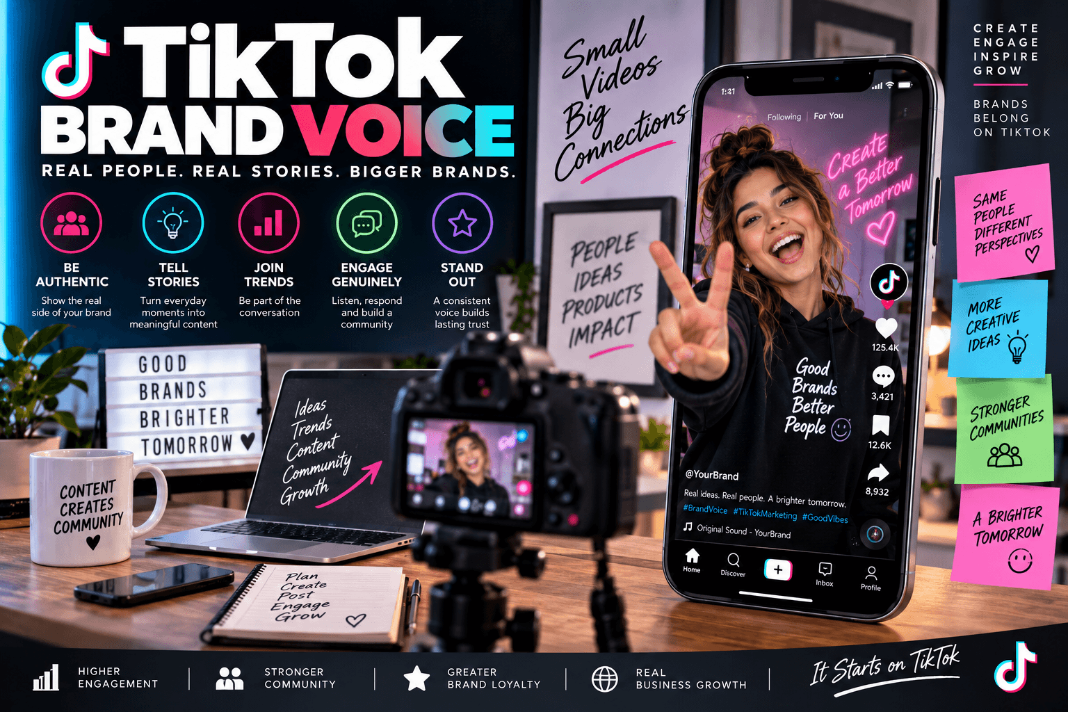 TikTok Brand Voice: Building Authentic Brands in the Short-Form Video Era