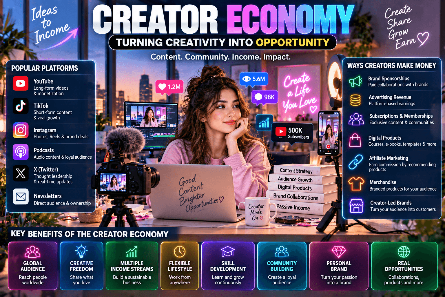 Creator Economy: How Creators Are Building Businesses in the Digital Age