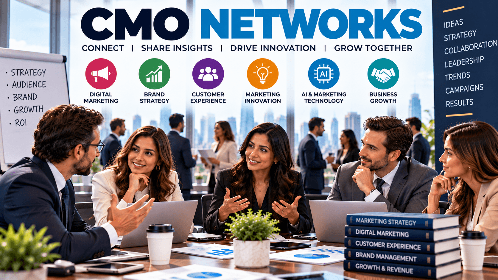 CMO Networks: How Chief Marketing Officers Build Connections, Share Insights, and Drive Business Growth