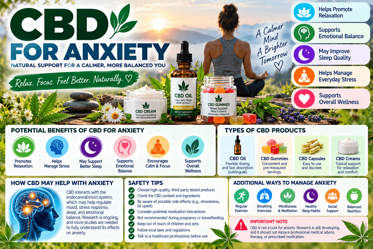 CBD for Anxiety: A Complete Guide to Cannabidiol, Research, Benefits, Safety, and 2026 Trends