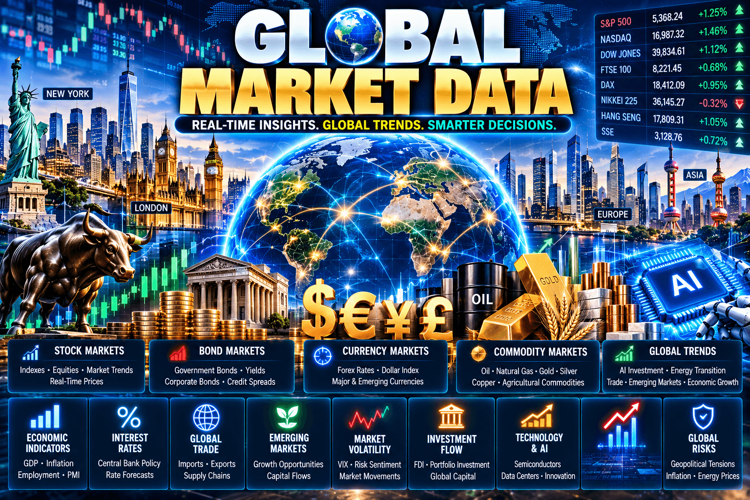 Global Market Data: A Complete Guide to Global Financial Markets, Trends, Indicators, and 2026 Outlook