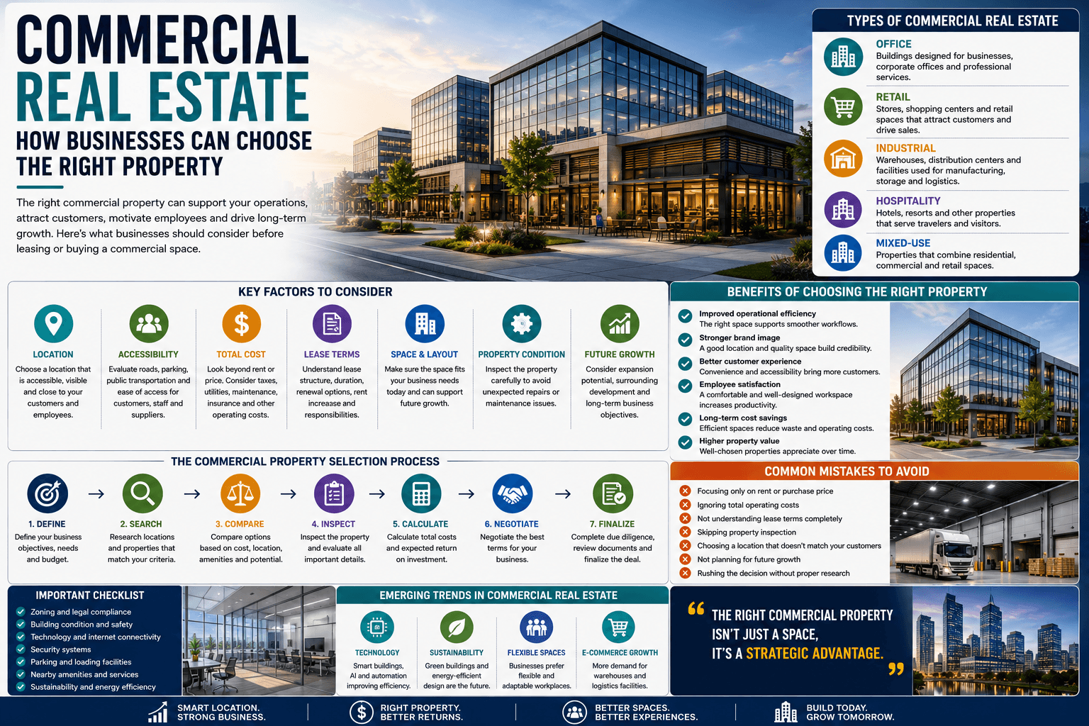Commercial Real Estate: How Businesses Can Choose the Right Property
