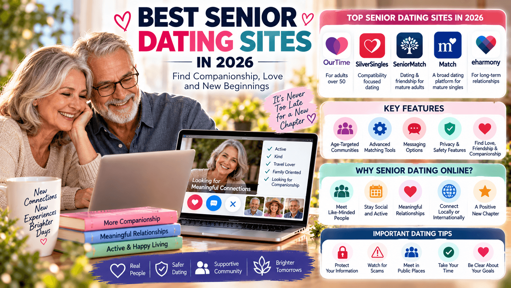 Best Senior Dating Sites in 2026: Top Platforms for Finding Love and Companionship