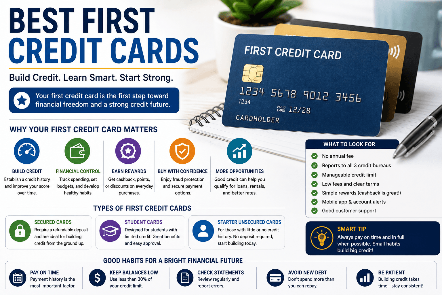 Best First Credit Cards: A Complete Guide for Beginners