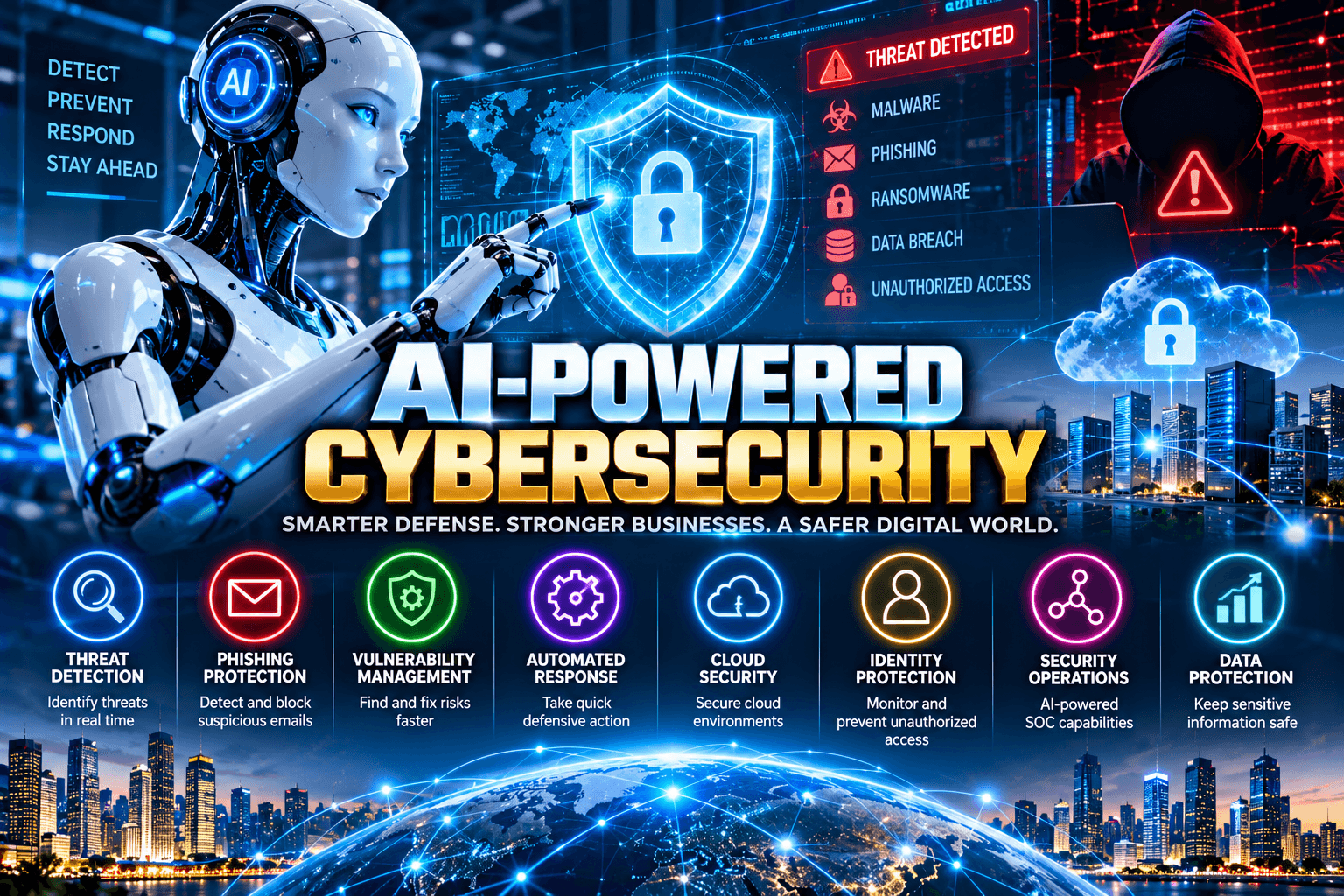 AI-Powered Cybersecurity: How Artificial Intelligence Is Transforming Digital Security