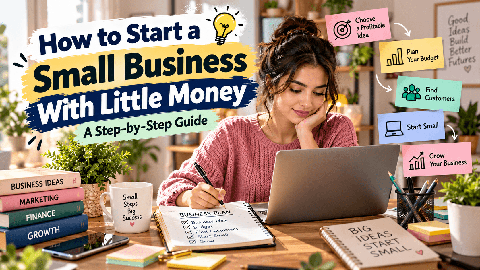 How to Start a Small Business With Little Money: A Step-by-Step Guide