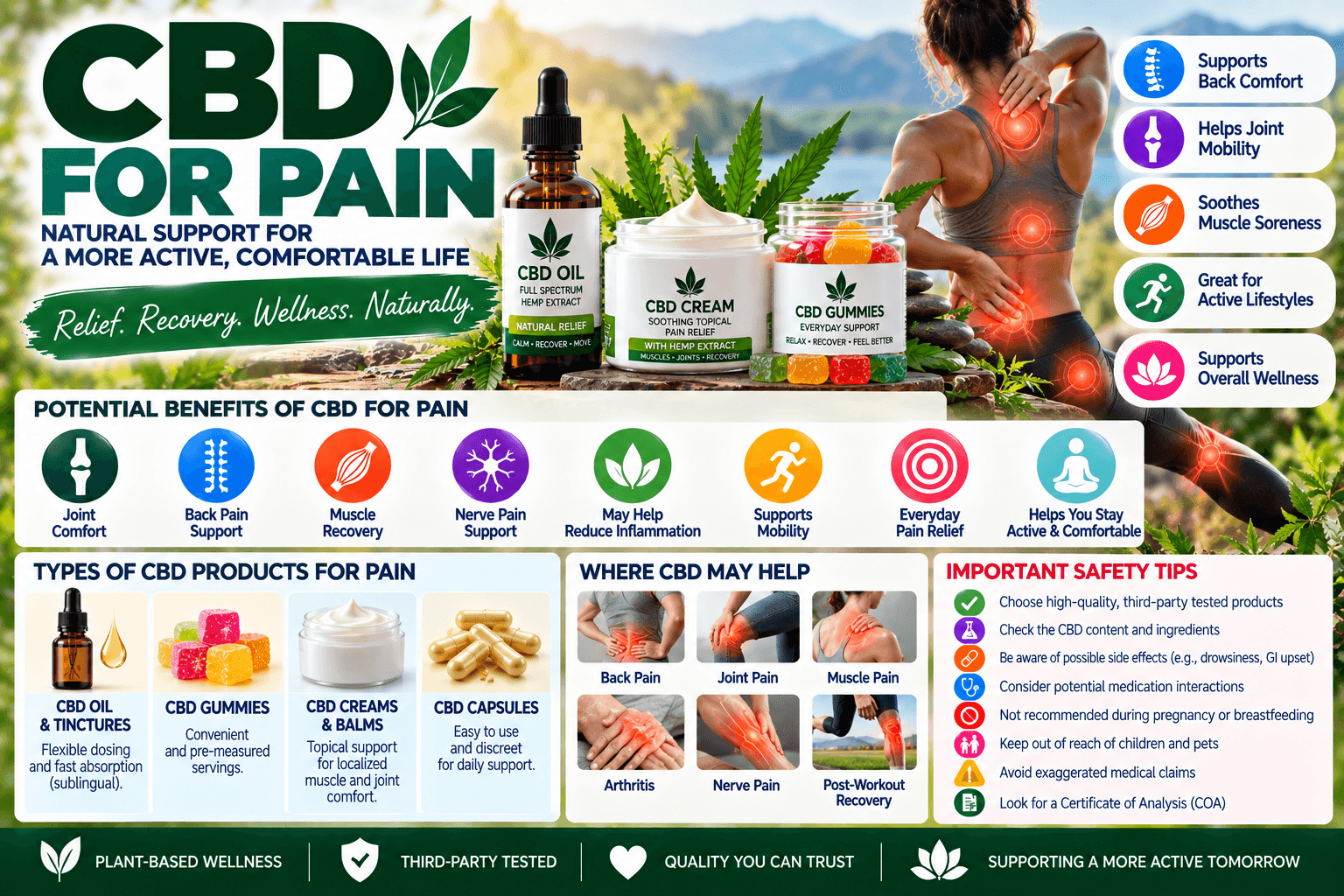 CBD for Pain: A Complete Guide to Cannabidiol, Pain Relief Research, Safety, and 2026 Trends