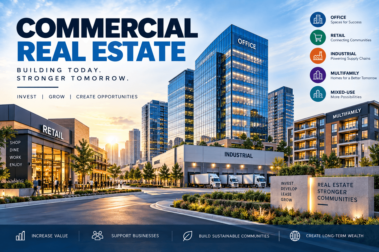 Commercial Real Estate: Opportunities, Trends, and Investment Strategies