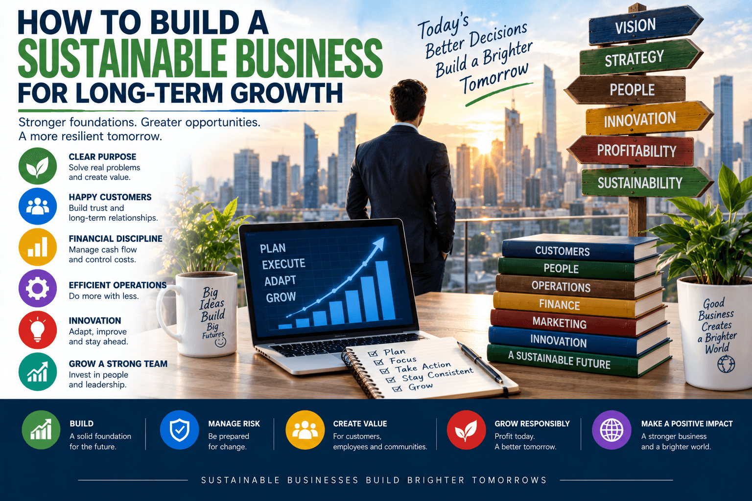 How to Build a Sustainable Business for Long-Term Growth