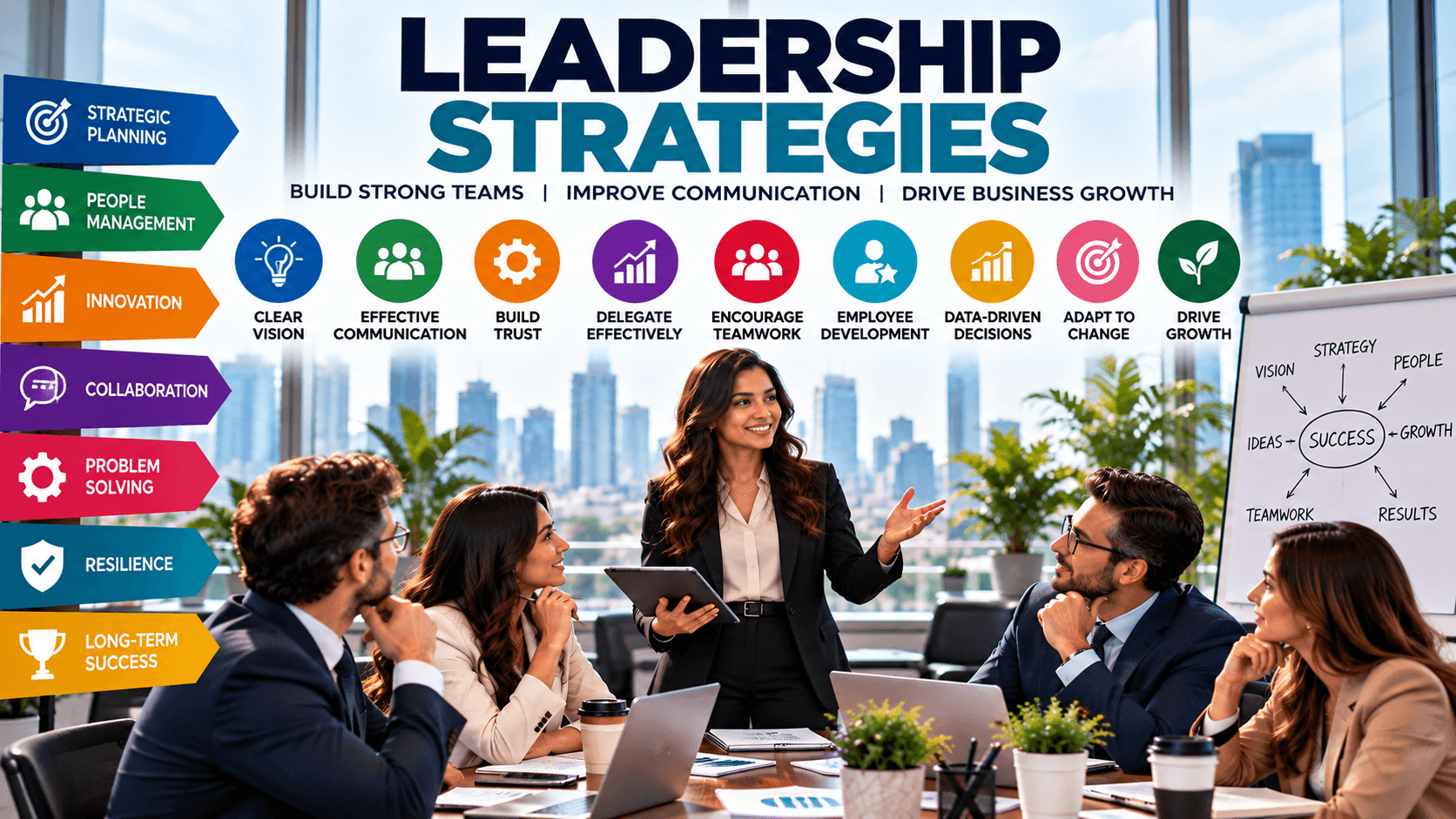 Leadership Strategies: Essential Techniques for Building Strong Teams and Driving Business Growth