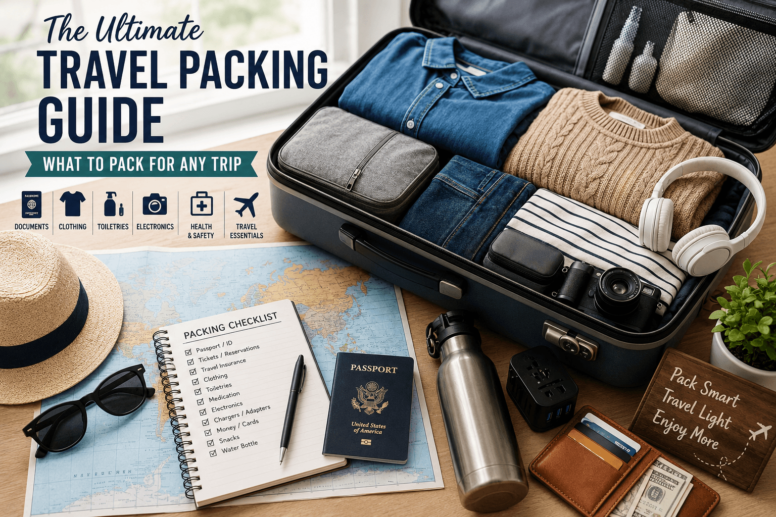 The Ultimate Travel Packing Guide: What to Pack for Any Trip