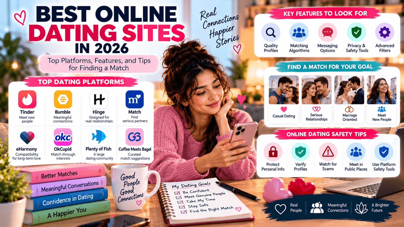 Best Online Dating Sites in 2026: Top Platforms, Features, and Tips for Finding a Match