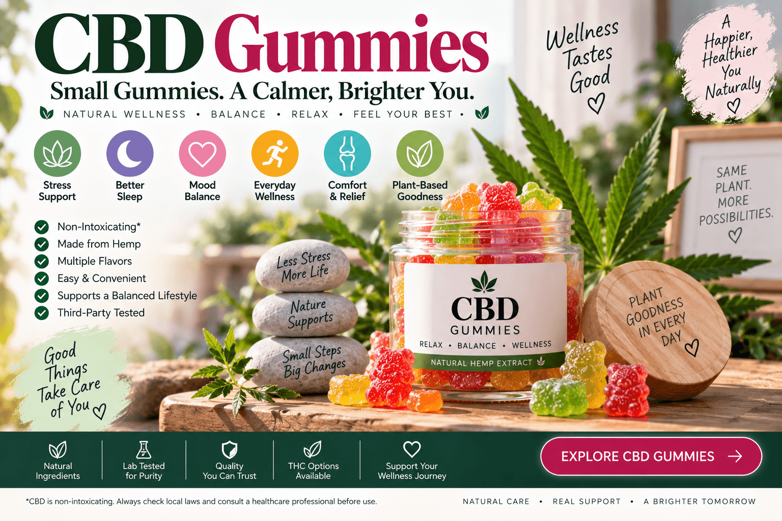 CBD Gummies: Benefits, Uses, Risks, Safety, and What to Know