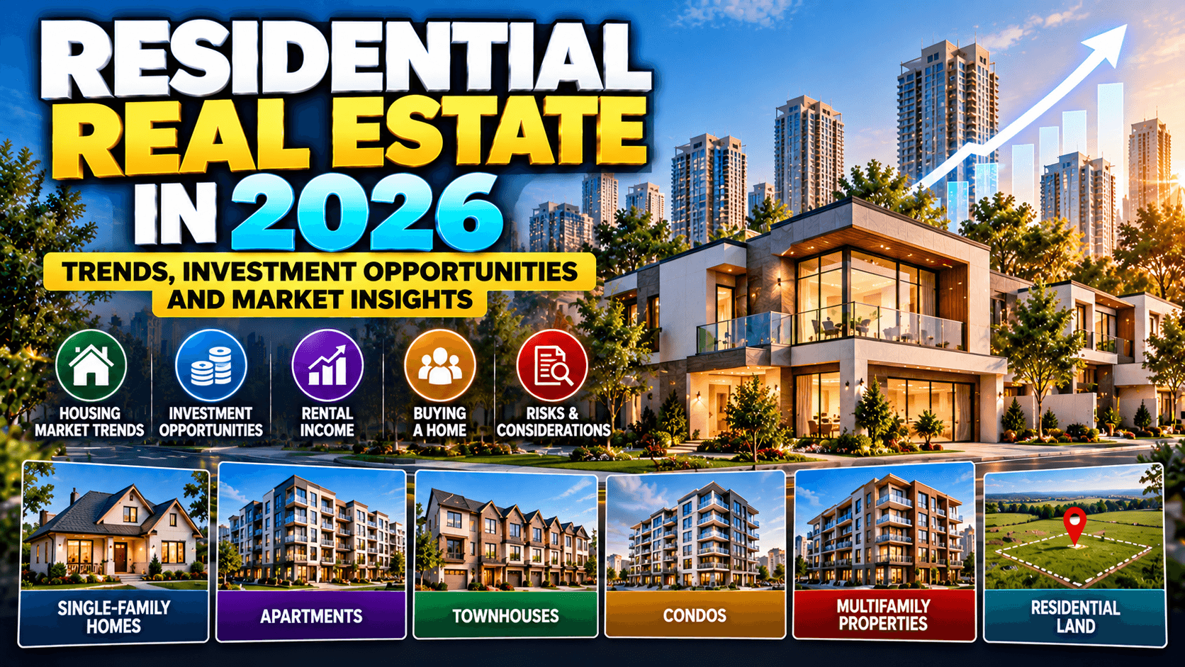 Residential Real Estate in 2026: Property Types, Housing Market Trends, and Investment Opportunities