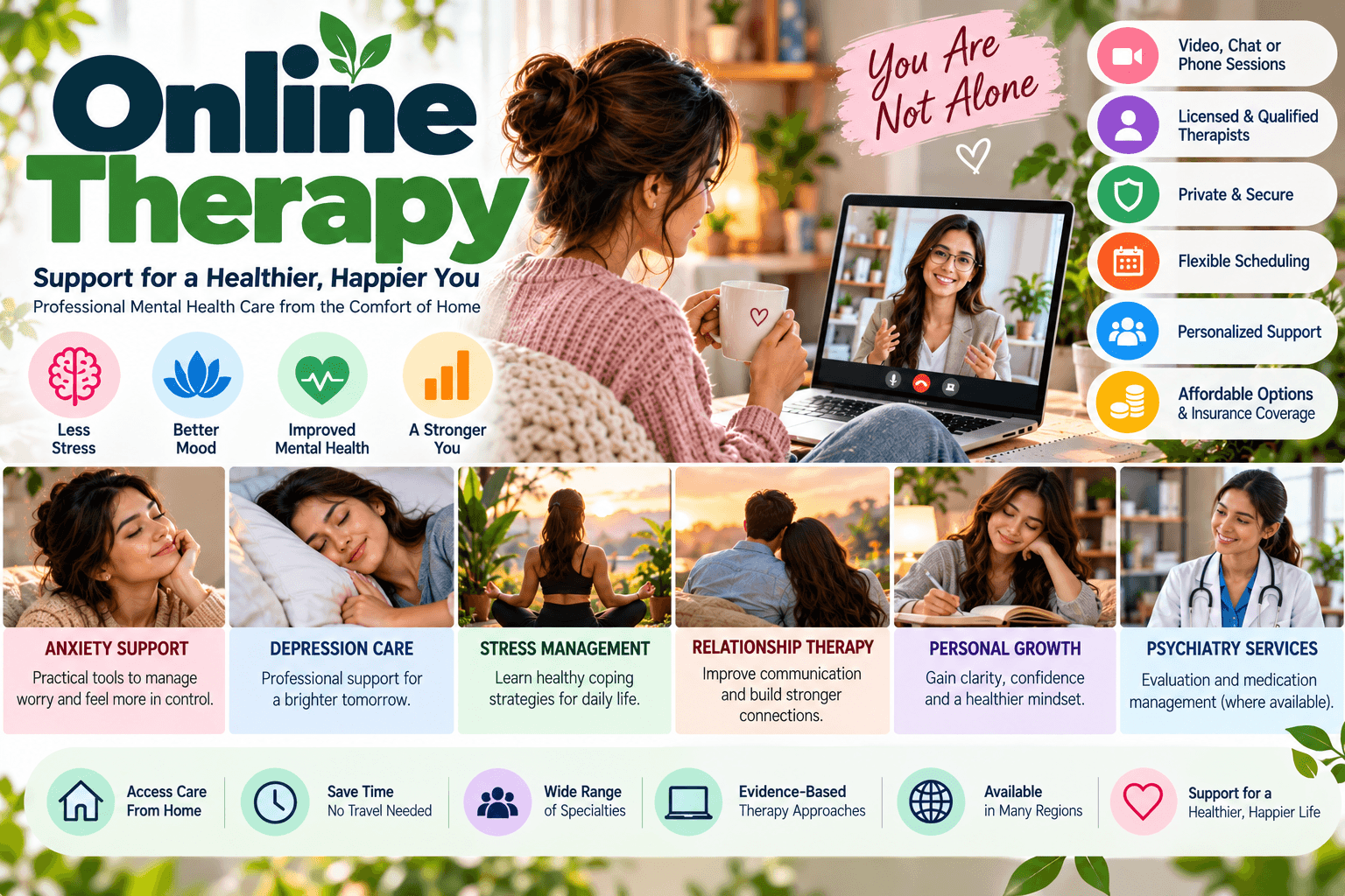 Online Therapy: A Complete Guide to Virtual Mental Health Support, Benefits, Costs, and 2026 Trends